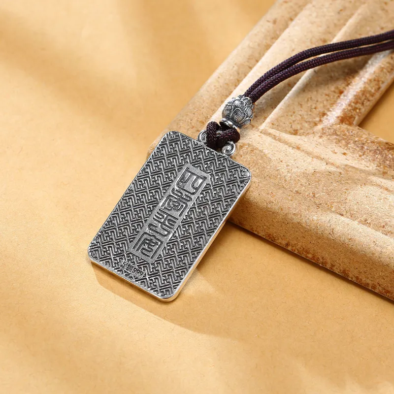 LIANDUO S999 Fine Silver Necklaces Unisex-4