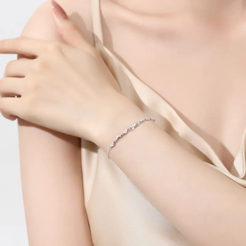 LIANDUO 925 Sterling Silver Bracelets Women's-1
