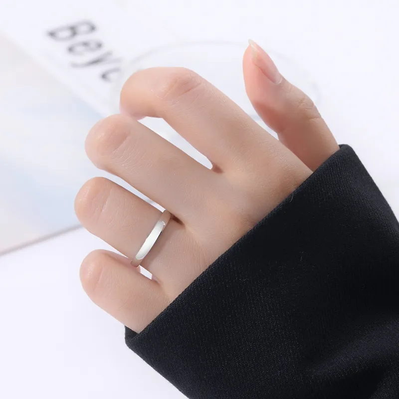 LIANDUO S925 Silver Rings Unisex-2