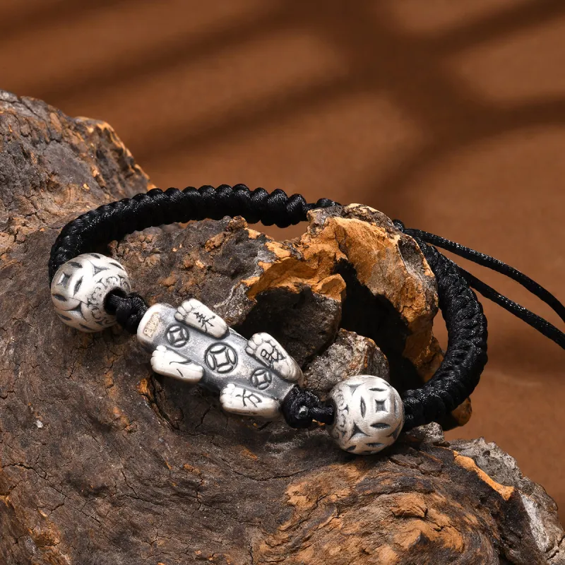 LIANDUO S999 Fine Silver Bracelets Men's-3