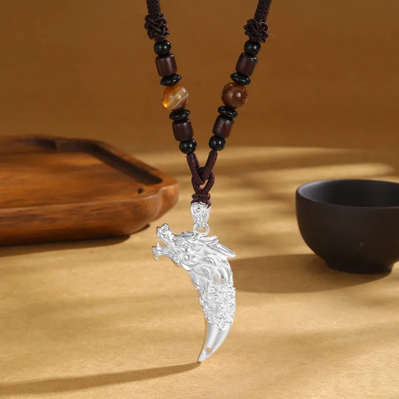LIANDUO S990 Fine Silver Necklaces Men's-1