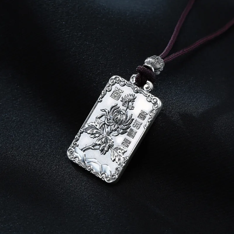 LIANDUO S999 Fine Silver Necklaces Unisex-3