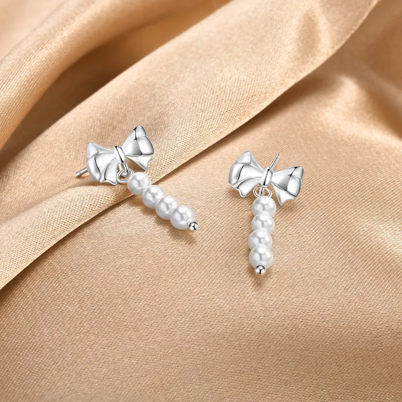 LIANDUO S925 Silver Earrings Women's-3