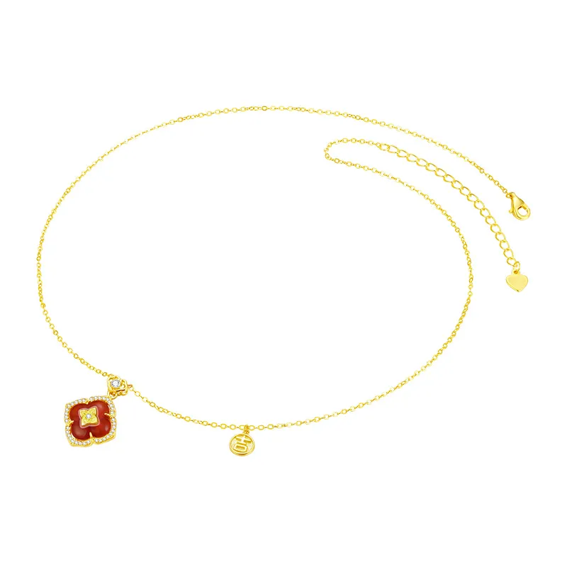 CHOW TAI SENG S925 Silver Necklaces Women's-2