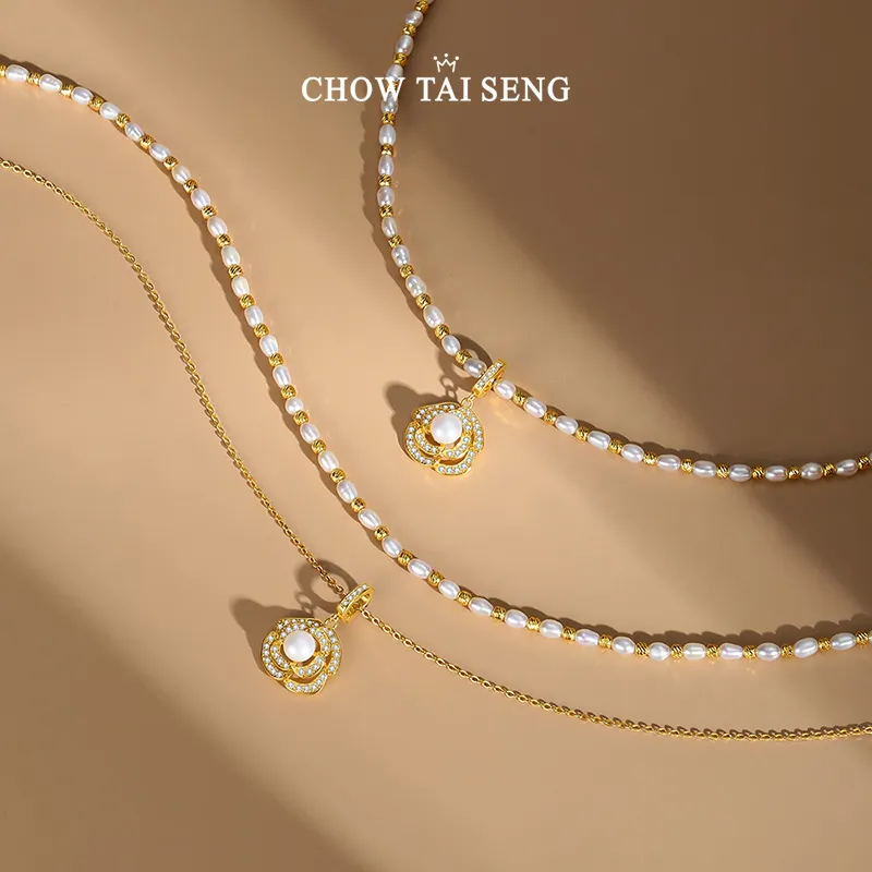 CHOW TAI SENG Pearl Necklaces Women's-3