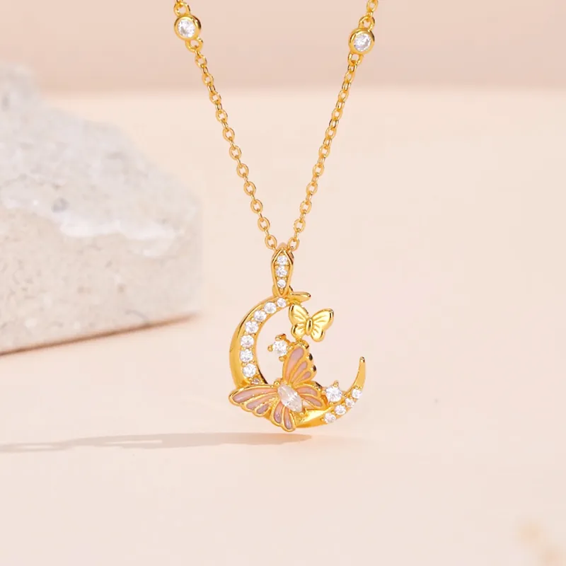 CHOW TAI SENG S925 Silver Necklaces Women's-3