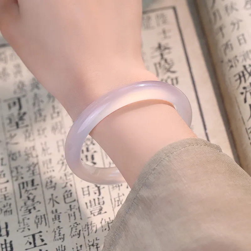 CHOW TAI SENG Chalcedony Bangles Women's-2