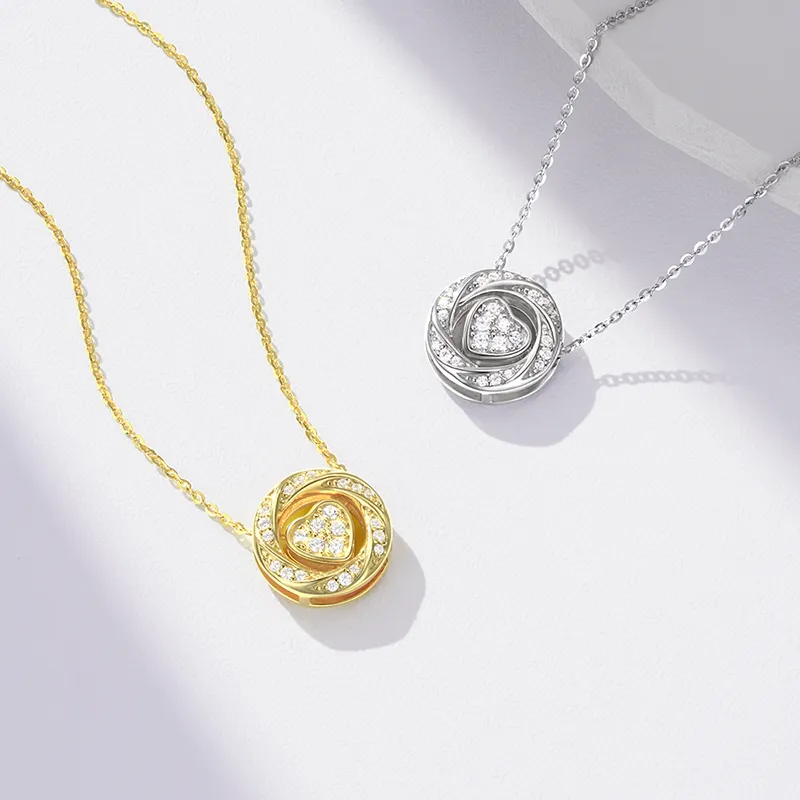 CHOW TAI SENG S925 Silver Necklaces Women's-4