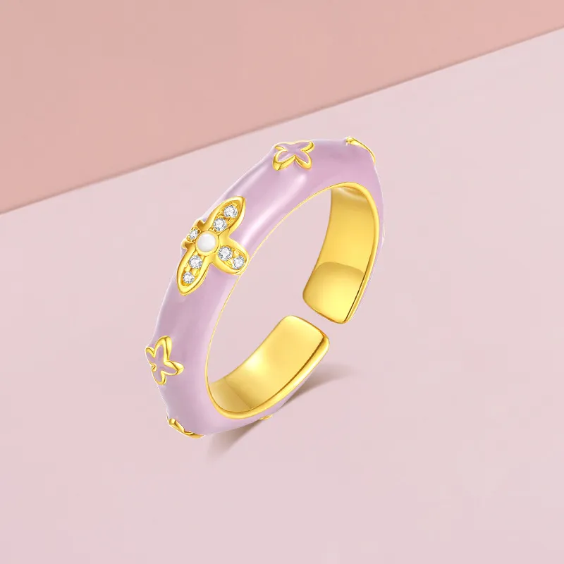 CHOW TAI SENG S925 Silver Rings Women's-3