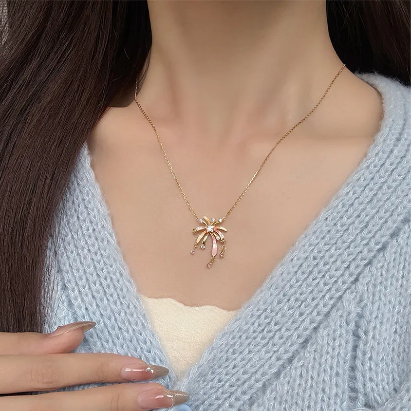 CHOW TAI SENG S925 Silver Necklaces Women's-2