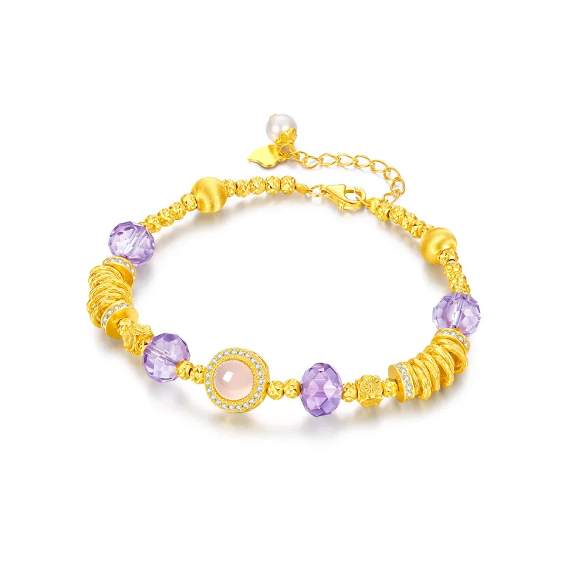 CHOW TAI SENG S925 Silver Bracelets Women's-3