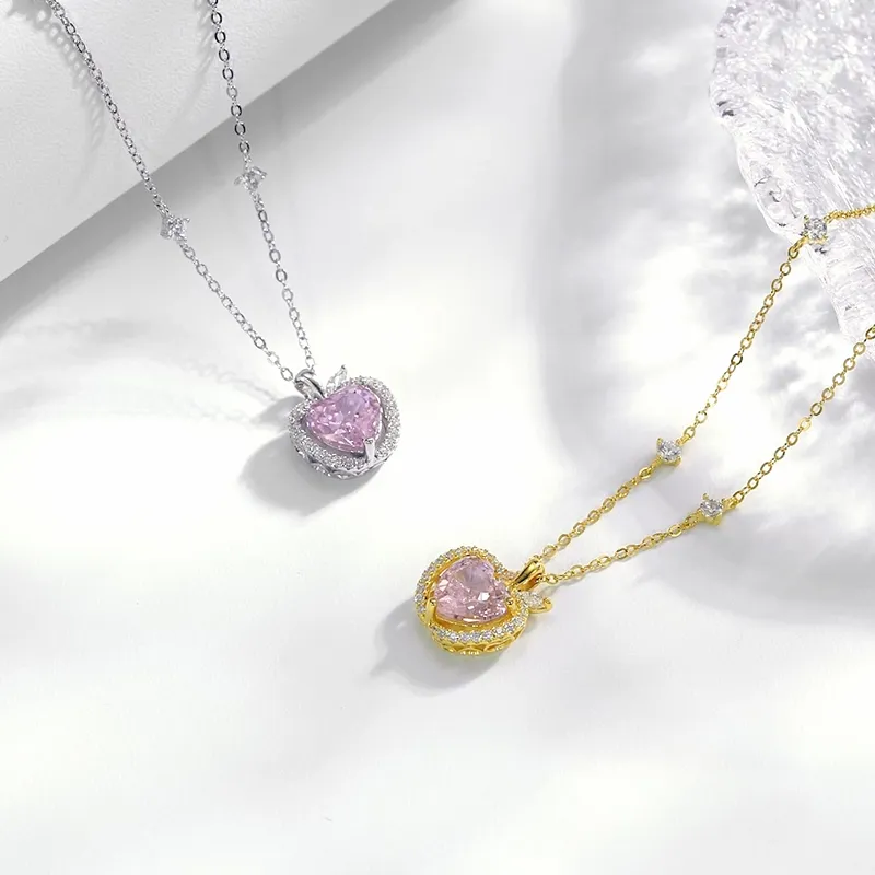 CHOW TAI SENG S9254 Silver Necklaces Women's-1