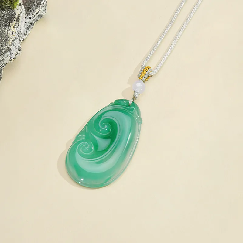 CHOW TAI SENG African Emerald Necklaces Unisex-2