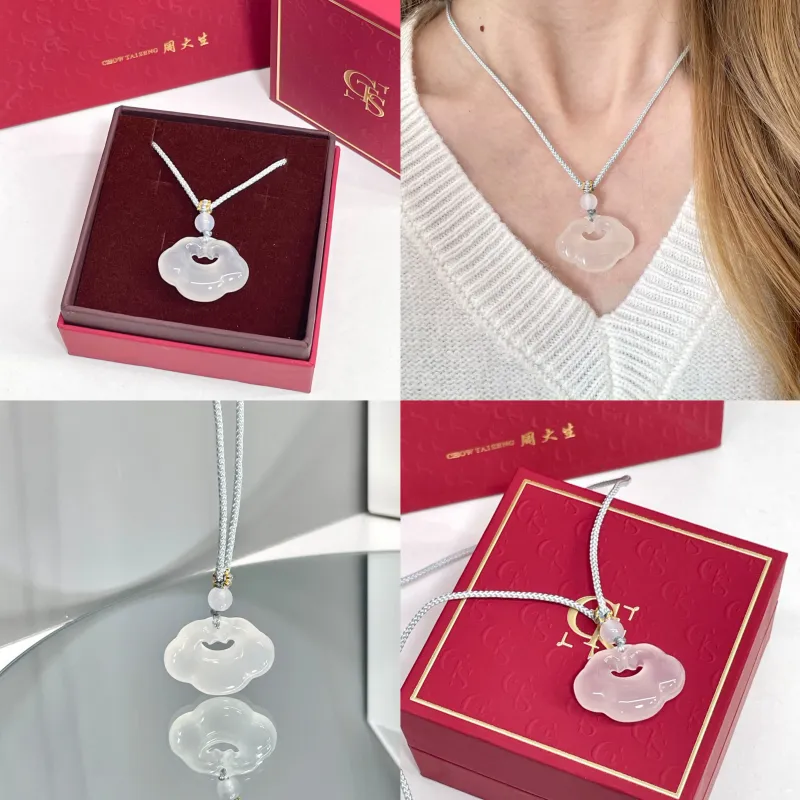 CHOW TAI SENG Chalcedony Pendants Unisex-1