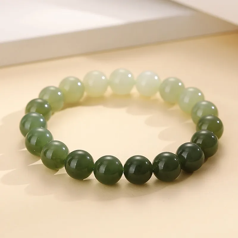 CHOW TAI SENG Hetian Jade Bracelets Green Jade Women's-2
