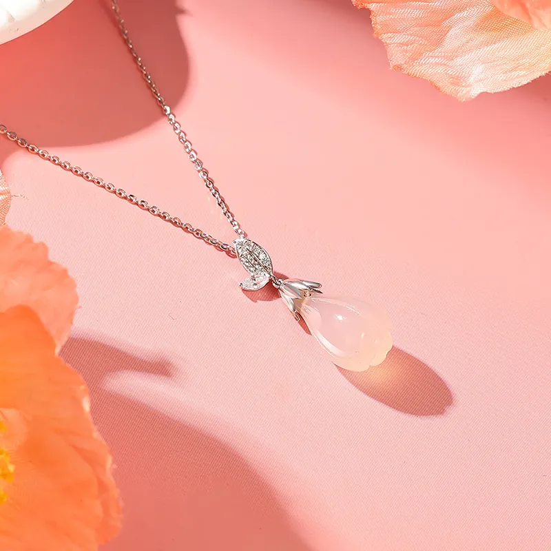 CHOW TAI SENG Chalcedony Necklaces Women's-4