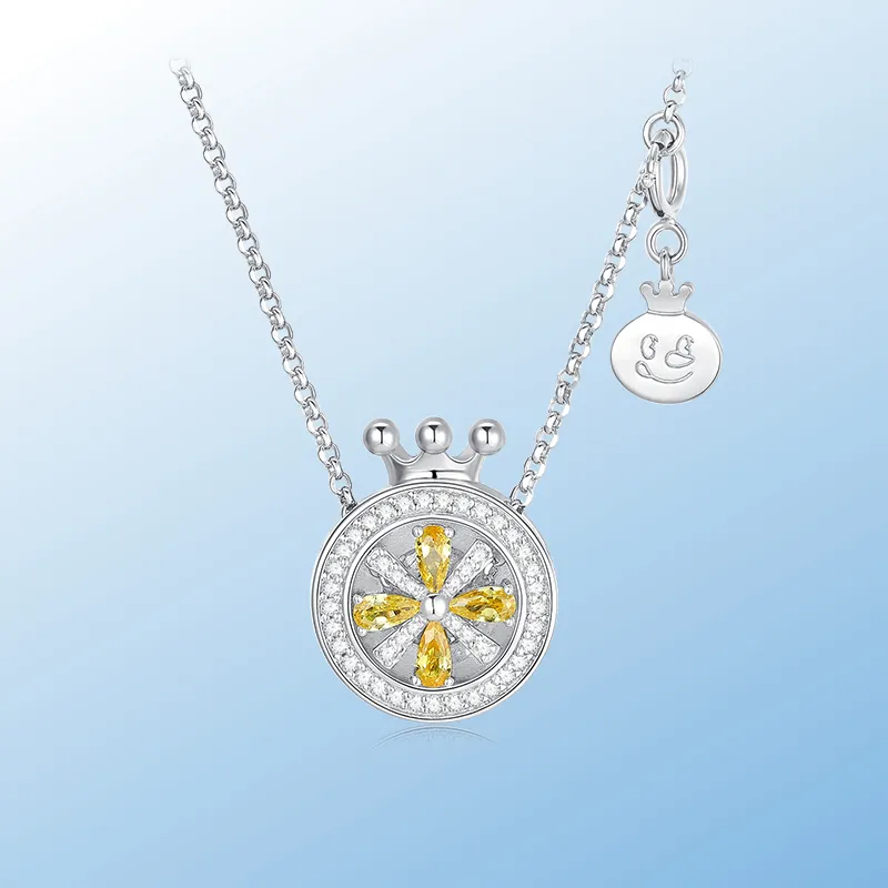 CHOW TAI SENG S925 Silver Necklaces Women's-3