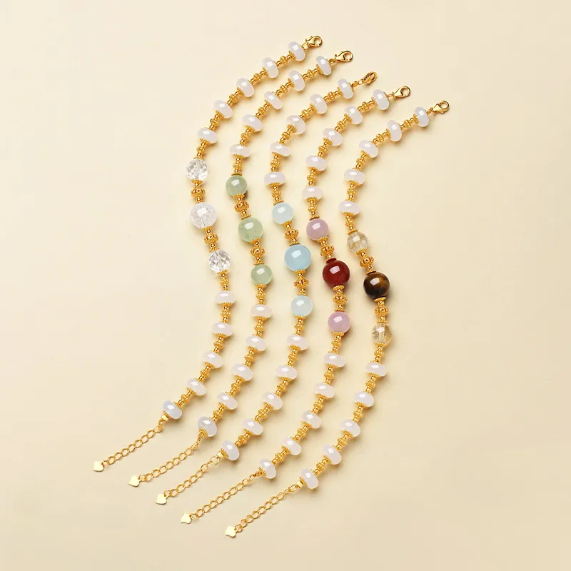 CHOW TAI SENG Chalcedony Bracelets Women's-2