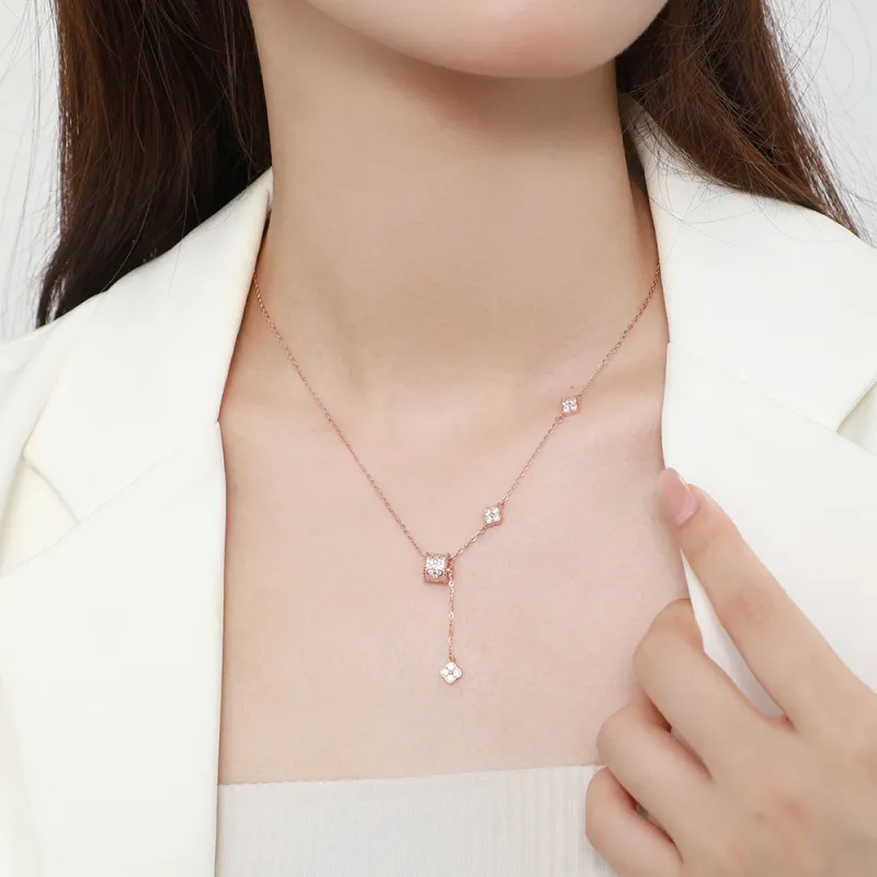 CHOW TAI SENG S925 Silver Necklaces Women's-2