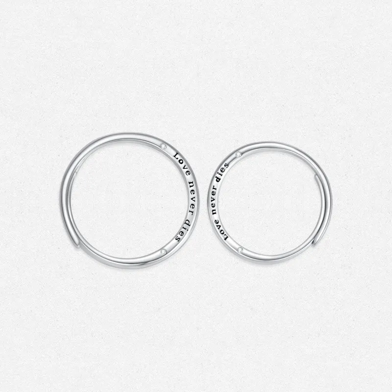CHOW TAI SENG S925 Silver Rings Unisex-3