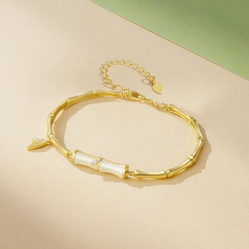 CHOW TAI SENG Bracelets Pale Greenish White Jade Women's-6