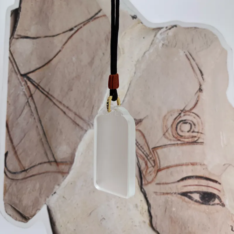 Mountains And Jade Seas Colored Glaze Necklaces Unisex-1