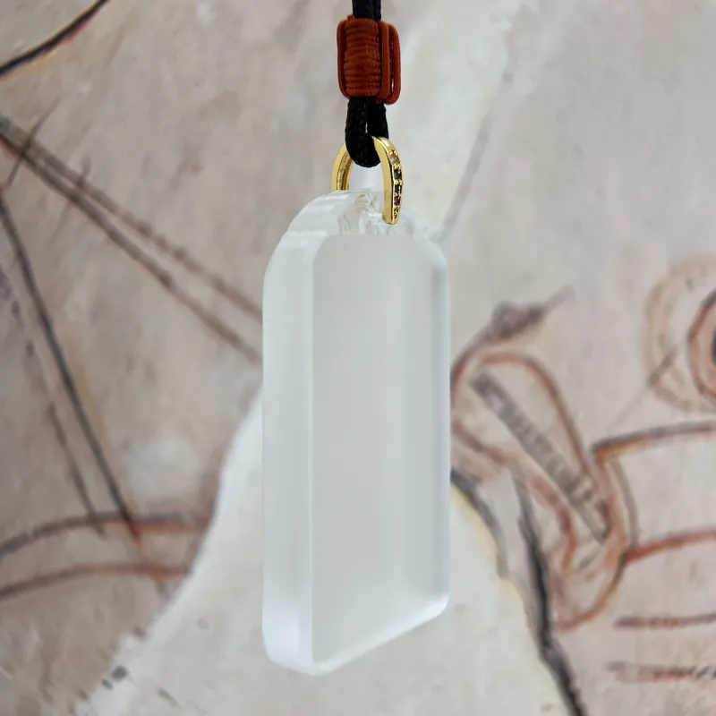 Mountains And Jade Seas Colored Glaze Necklaces Unisex-2