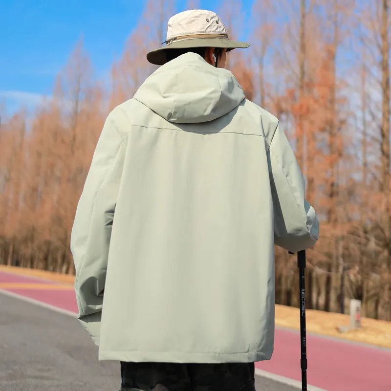 JEANSWEST Urban Living/Travel/Commuting Windproof Windbreaker Jacket Unisex-10