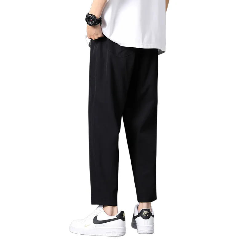 JEANSWEST Casual Pants Unisex Black-2
