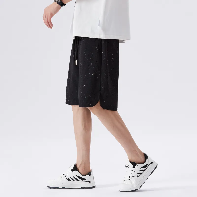 Jean West Casual Shorts Unisex Black-2
