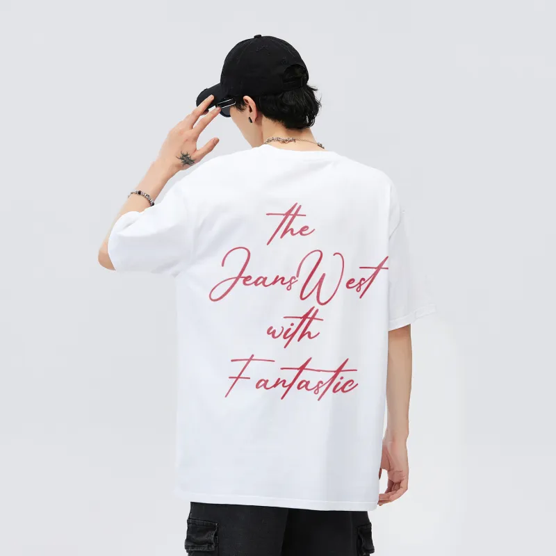 JEANSWEST T Shirt Unisex Burgundy-5