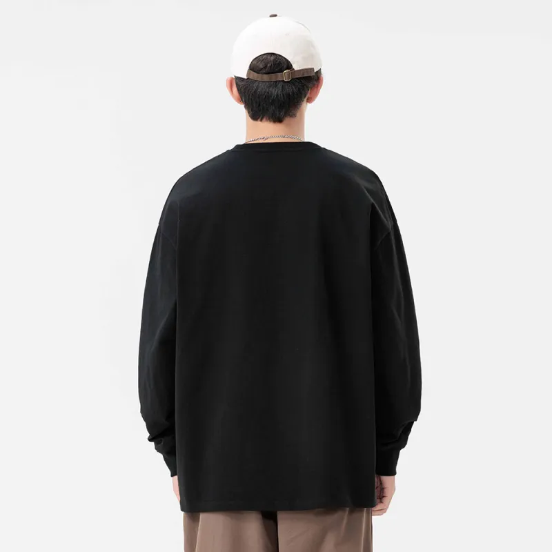 JEANSWEST Long Sleeved T Shirt Unisex-5
