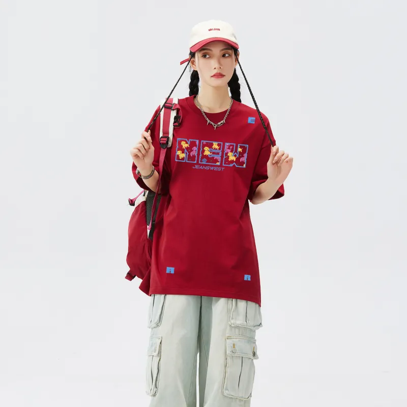JEANSWEST T Shirts Unisex-20