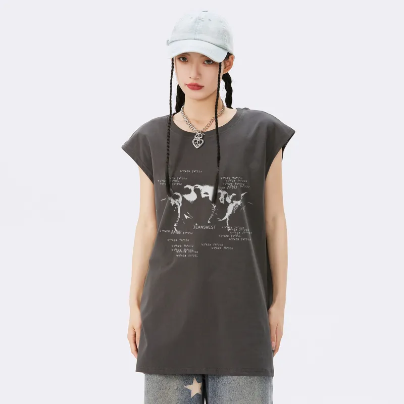 JEANSWEST Tank Tops Unisex-15