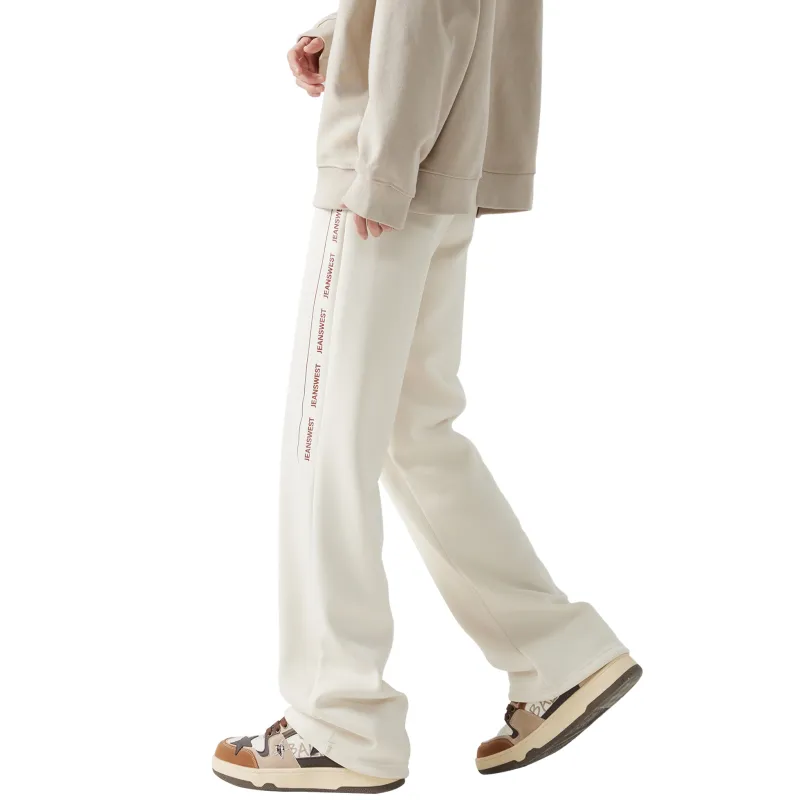 JEANSWEST Casual Pants Unisex Light Gray-5