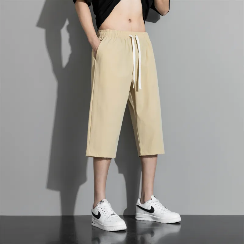 JEANSWEST Casual Shorts Unisex Khaki-2