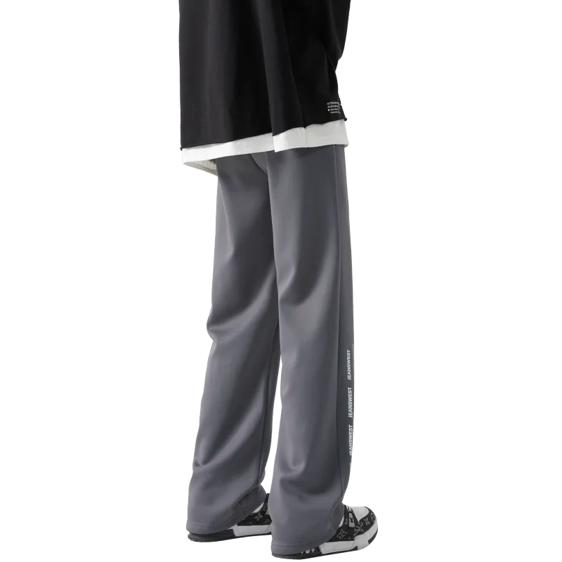 JEANSWEST Casual Pants Unisex Light Gray-25