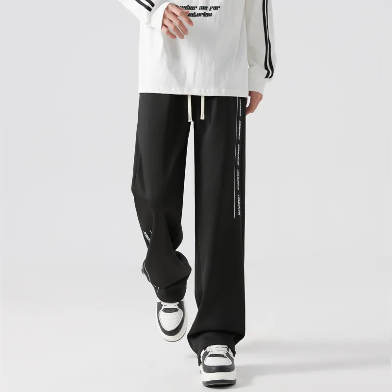 JEANSWEST Casual Pants Unisex Light Gray-18
