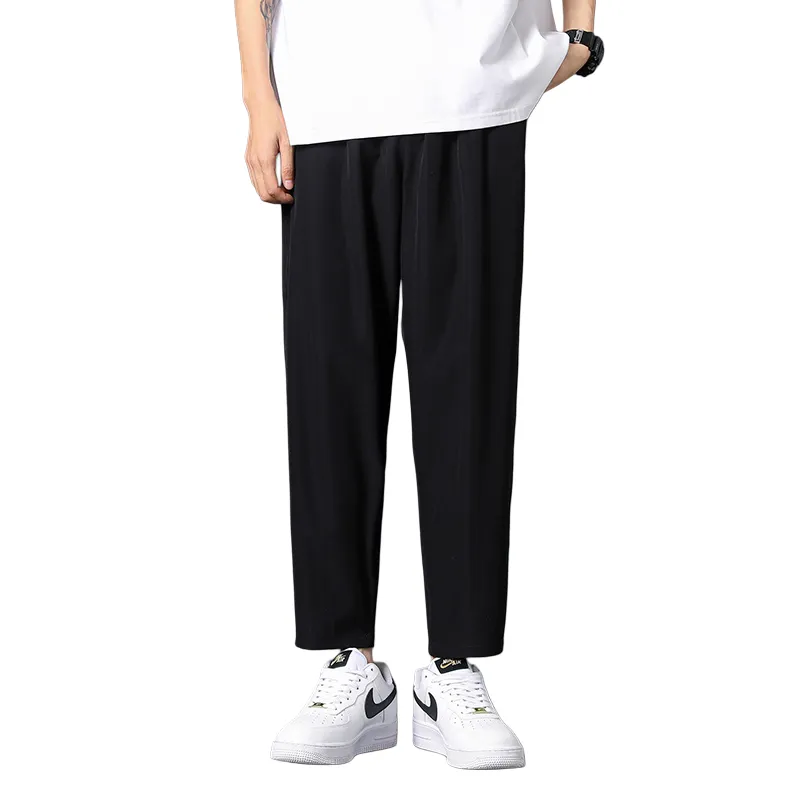 JEANSWEST Casual Pants Unisex Black-1