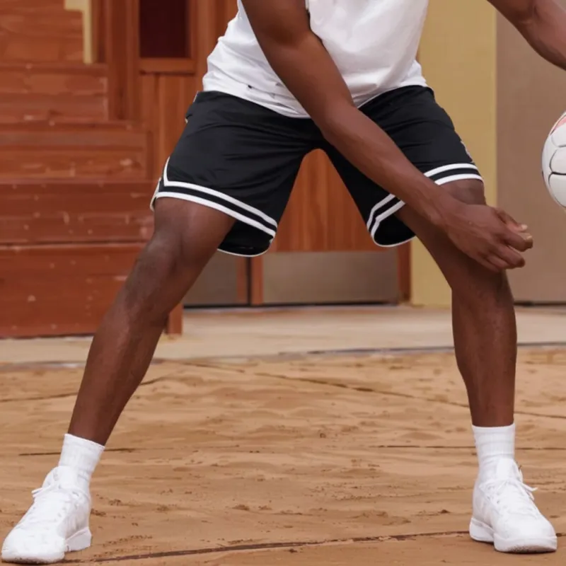 Jean West Basketball Shorts Unisex-3
