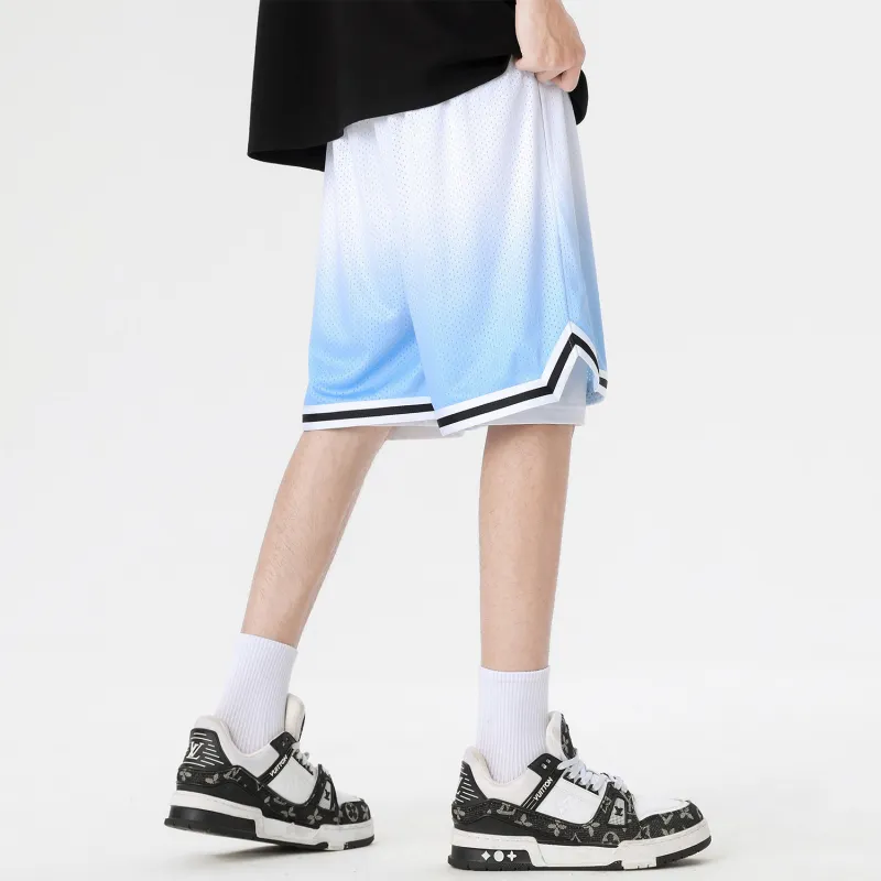 Jean West Basketball Shorts Unisex-7