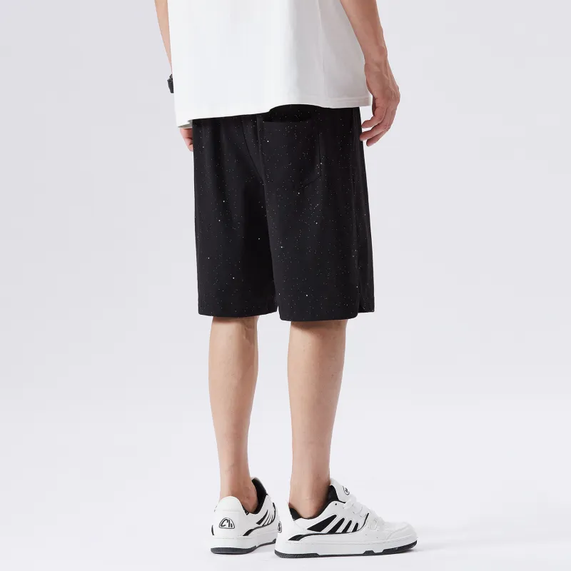 Jean West Casual Shorts Unisex Black-5
