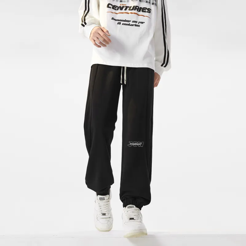 JEANSWEST Knitted Sports Pants Unisex-4