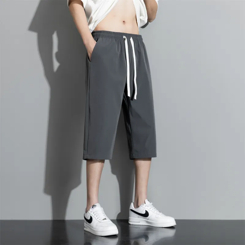 JEANSWEST Casual Shorts Unisex Khaki-6