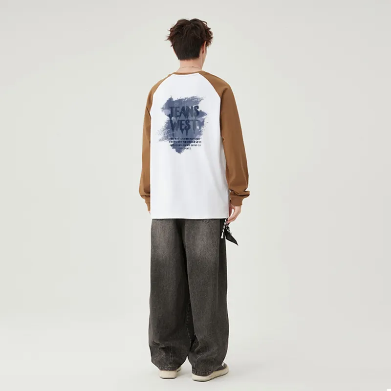 JEANSWEST T Shirt Unisex Black Gray-14