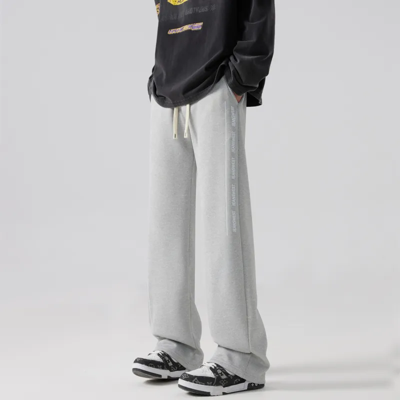 JEANSWEST Casual Pants Unisex Light Gray-31