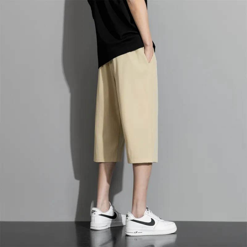 JEANSWEST Casual Shorts Unisex Khaki-3
