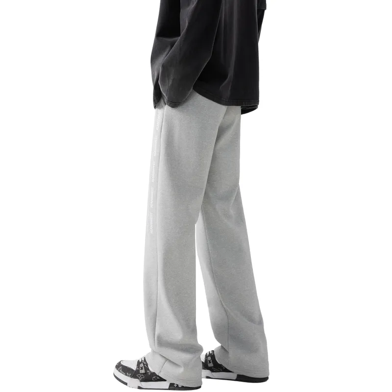 JEANSWEST Casual Pants Unisex Light Gray-13