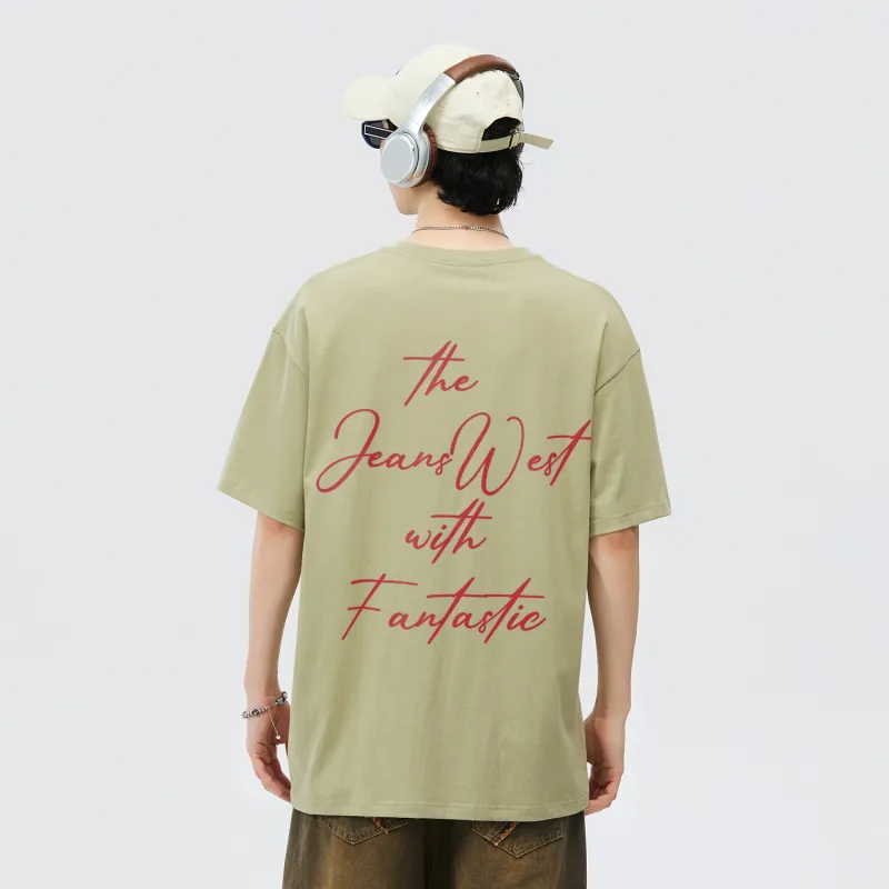 JEANSWEST T Shirt Unisex Burgundy-18