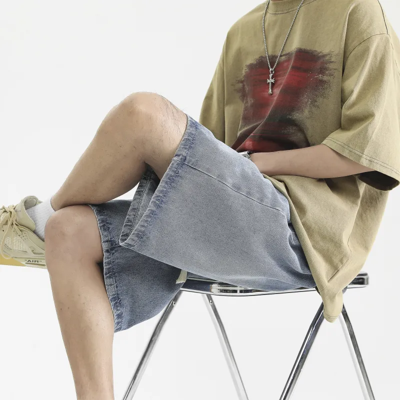 ZMOH Denim Shorts Men-3